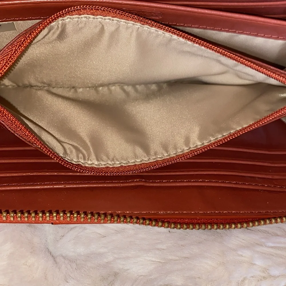 COACH ASHLEY LEATHER ZIP AROUND WALLET - Picture 10 of 12